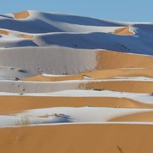Zima zawitała również na Saharę. To czwarty raz od 42 lat, gdy na pustyni spadł śnieg