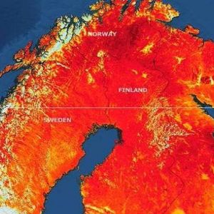 Laponia gotuje się w 33-stopniowym upale. To najwyższa zarejestrowana temperatura w regionie