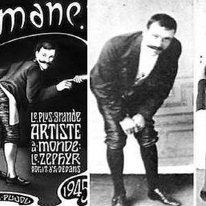 Największa gwiazda Moulin Rouge, Joseph Pujol, który potrafił puszczać bąki w rytm piosenek