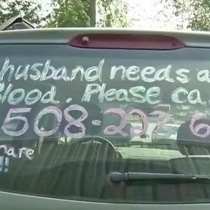 Umieściła wiadomość na szybie samochodu, aby uratować umierającego męża