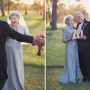 To małżeństwo czekało 70 lat, aby zrobić sobie ślubne zdjęcie. Powód wydaje się dość błahy