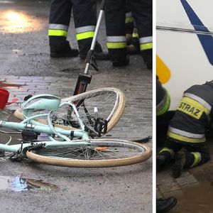 Kierowca autokaru potrącił rowerzystkę z 4-letnim synkiem. Ciągnął ich przez kilkanaście metrów jezdni
