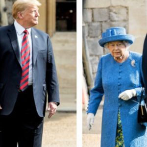 Trump w czasie wizyty u Elżbiety II nie okazał jej szacunku. Królowa była zażenowana