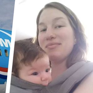 Karmiła piersią córeczkę w samolocie. Reakcja stewardessy ją oburzyła