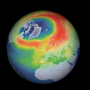 Wielka dziura ozonowa nad Arktyką