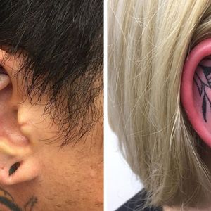 Tatuaże na uszach