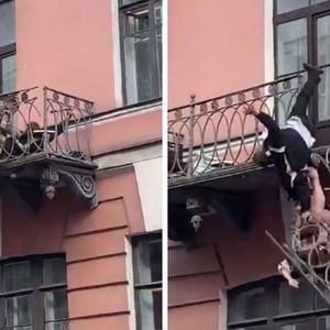 Para wypadła przez balkon