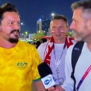 Kibic reprezentacji Australii nabrał reportera TVN