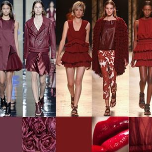 Trendy z wybiegów: Kolor marsala