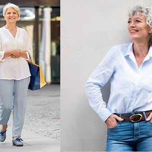 Jakie spodnie dla 50-latki wybrać do 99 zł? Podstawa stylizacji w modzie dla seniorek
