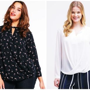 Modne bluzki damskie plus size