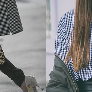Kratka vichy w modnych stylizacjach. Sprawdź, jak nosić kultową francuską kratkę gingham na co dzień