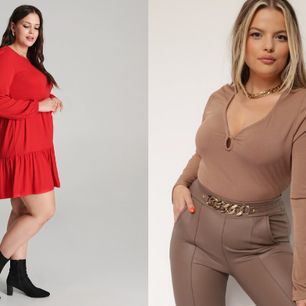 Stylizacje plus size na zimę 2021/2022. Gotowe zestawy na co dzień, do pracy, na święta i sylwestra