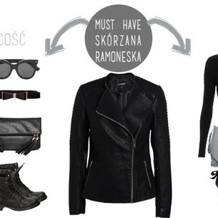 MUST HAVE - skórzana ramoneska
