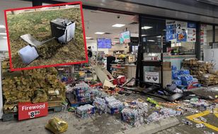 Nietypowa kradzież w Teksasie: Złodzieje zdemolowali sklep i zgubili bankomat