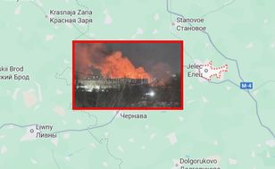 Pożar fabryki w Rosji po domniemanym ataku dronów