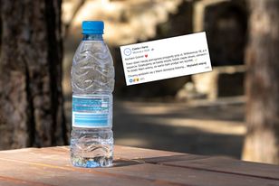 500 zł mandatu za wodę w butelce. W sieci zawrzało