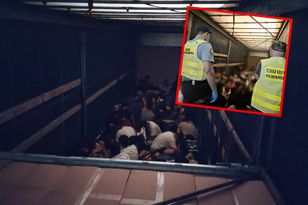 54 migrantów przemyconych ciężarówką z Łotwy — rumuński kierowca zatrzymany w Budzisku
