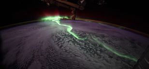 ESA astronaut Sophie Adenot captures stunning aurora timelapse on psilon mission
