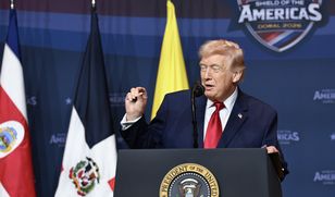 "Aaa, aaa". Kuriozalne wystąpienie Donalda Trumpa