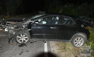 Tragiczny wypadek pod Płońskiem. Nie żyje motocyklista