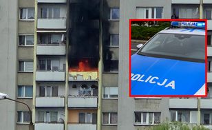 Pożar w bloku. Mieszkańcy zostali ewakuowani