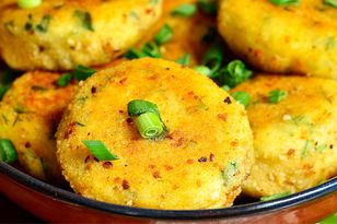 Herbed potato cutlets — a quick, cheap Friday lunch kids will love