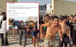 Tysiące migrantów spało na ulicach Ceuty po sforsowaniu granicy