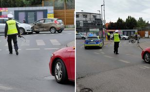 Wypadek na warszawskiej Białołęce. W szpitalu kobieta i siedmiolatek