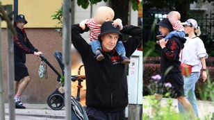 TYLKO NA PUDELKU: Nergal eksploruje Sopot w towarzystwie mamy, ukochanej i SYNA. Rodzinka jak z obrazka? (ZDJĘCIA)