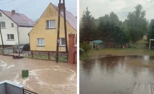 Storms and heavy rain hit Poland — streets, cellars and gardens flooded