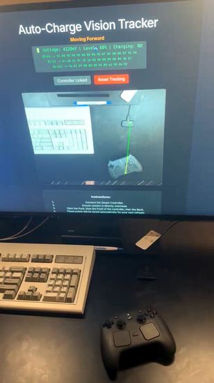 Steam Controller autonomously drives itself back to its charging dock
