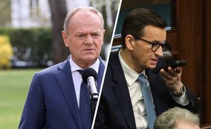 "Rozbój Plus". Tusk drwi z ruchu Morawieckiego