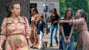 Anna Mucha spaceruje po Warszawie w towarzystwie NASTOLETNICH DZIECI! 14-letnia Stefania przerosła już mamę (ZDJĘCIA)