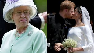 Królowa Elżbieta II była zniesmaczona suknią ślubną Meghan Markle. Poszło o kolor. “Biel to kolor zarezerwowany dla PANIEN”
