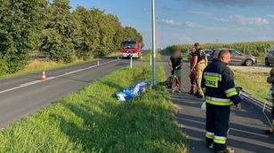 Sicienko: spadochroniarka zderzyła się z latarnią — bez obrażeń