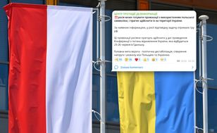 Ukraina ostrzega: Rosja może użyć polskich symboli