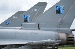 NATO poderwało myśliwce nad Łotwą przy granicy z Rosją