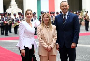 Nawrocki we Włoszech. Meloni: rozmawialiśmy o kryzysach