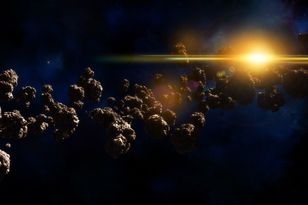 Asteroid collision 800 million years ago left marks on the Moon, Mars and Earth