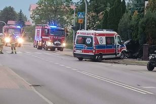 Wypadek karetki pod Siedlcami. Są ranni