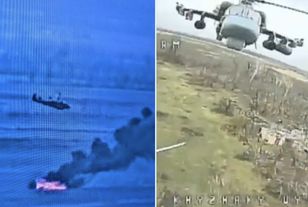 Spektakularne nagranie. Tak zniszczyli rosyjski Ka-52