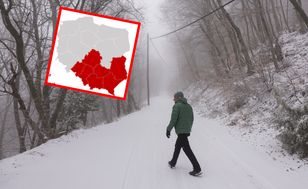 "Zostań w domu, jeżeli możesz". Pół Polski na czerwono