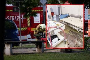 Pożar w szpitalu w Szczecinie. Pacjent rozpalił ognisko w izolatce