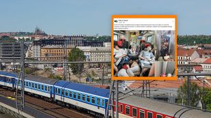 Czeskie pociągi przepełnione młodymi Hiszpanami. Zdjęcia obiegły sieć