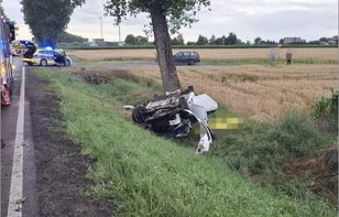 28-latek zginął po wypadku na DW 416 w Żerdzinach