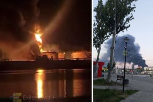 Atak na Krym. Płonie terminal paliwowy w Kerczu