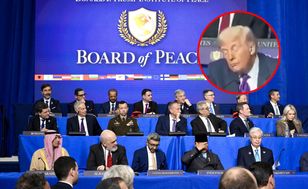 Trump zrobił sobie krótką przerwę. Kamery to wyłapały