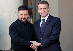 Zełenski w Pałacu Elizejskim. Startuje szczyt koalicji chętnych