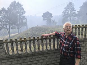 Tu już nie da się oddychać, ogień coraz bliżej. "Właśnie uciekamy"